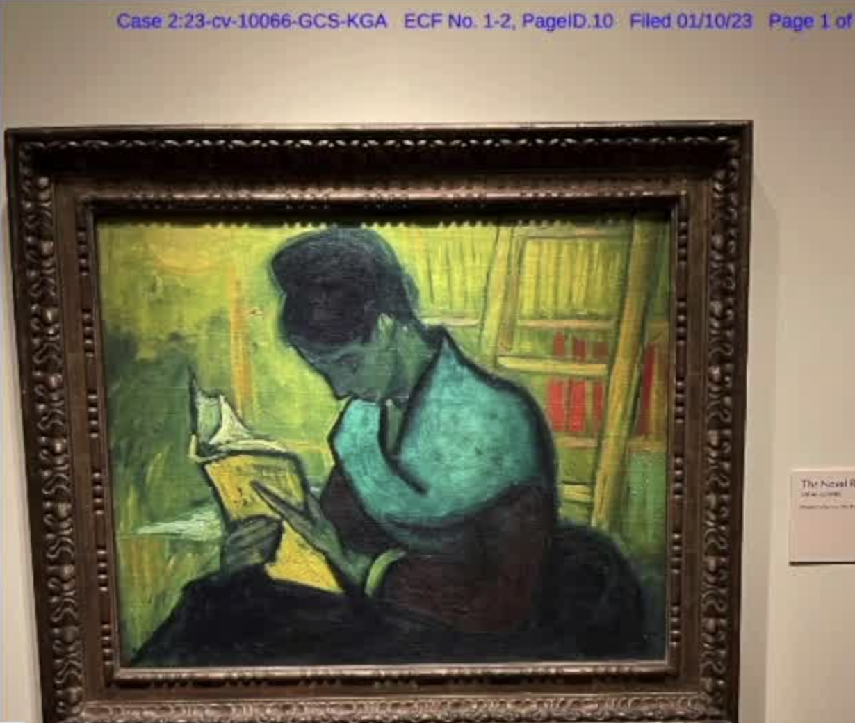 Detroit Institute of Arts sued over $5M Van Gogh piece - Vimarsana News